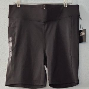 NWT - Savage x Fenty - Band-It High-Waist Bike Short - 3X - Black with Design